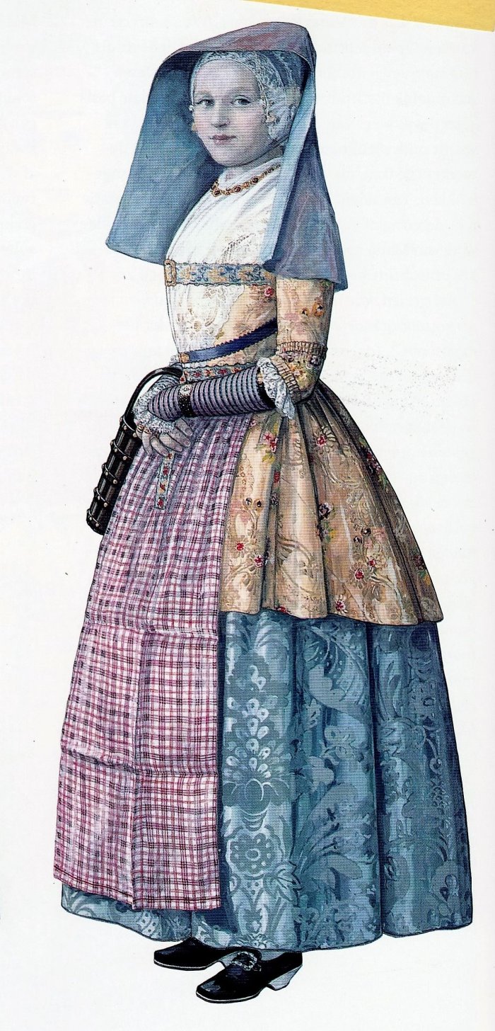 Народный костюм Бельгии