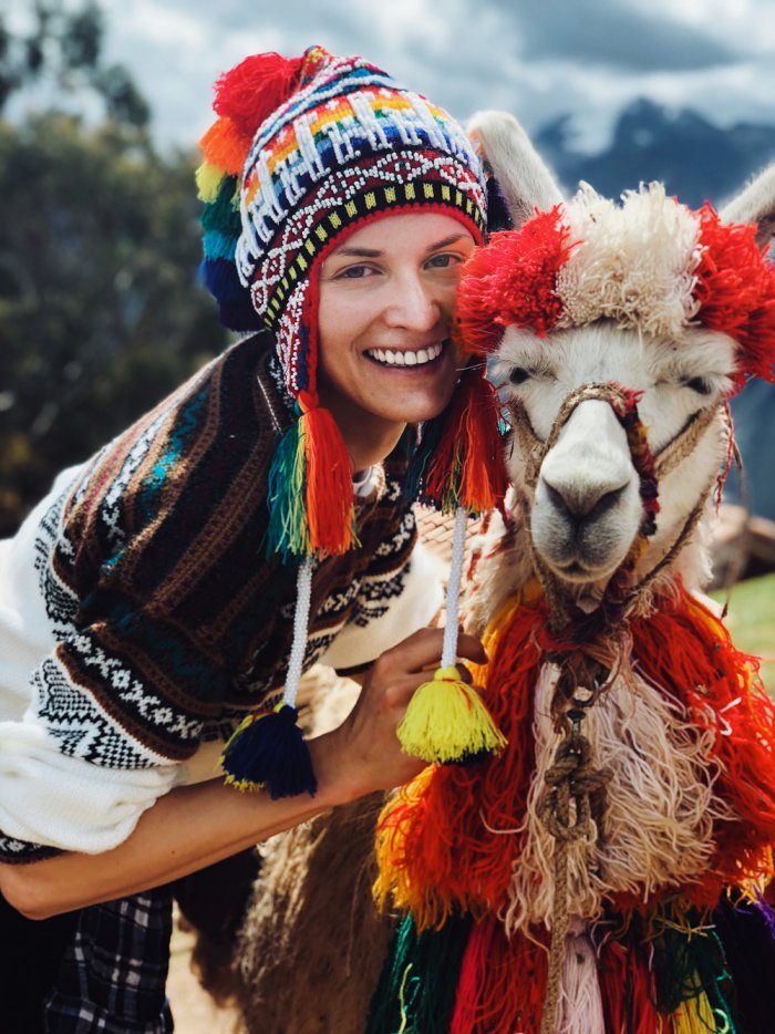 Перуанка в шляпе