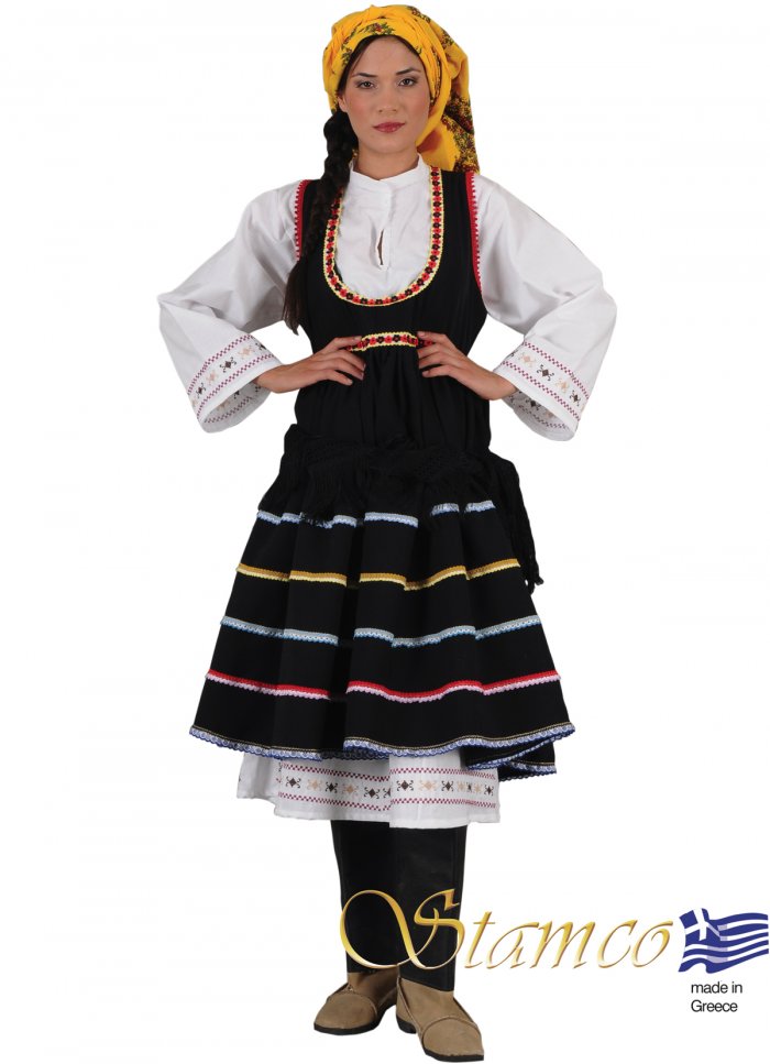 Греческий национальный костюм цалкинский