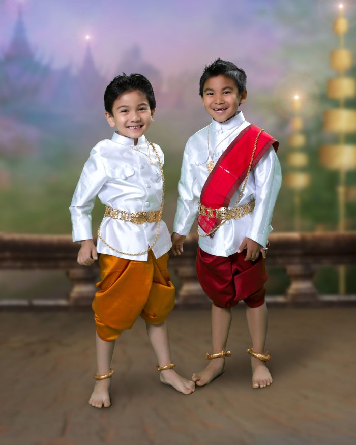 Khmer National clothes man