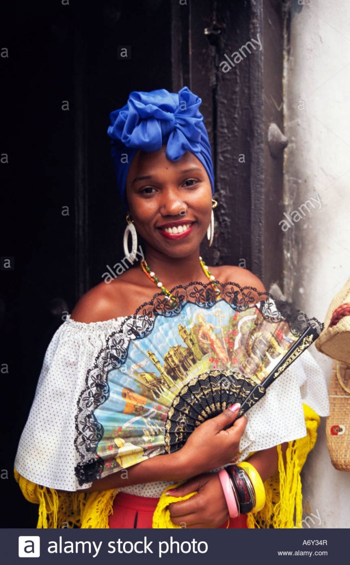 Причёски кубинских женщин