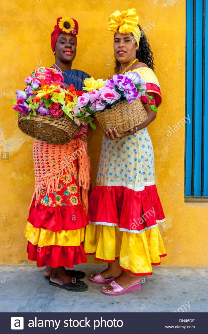Национальные костюмы кубинцев