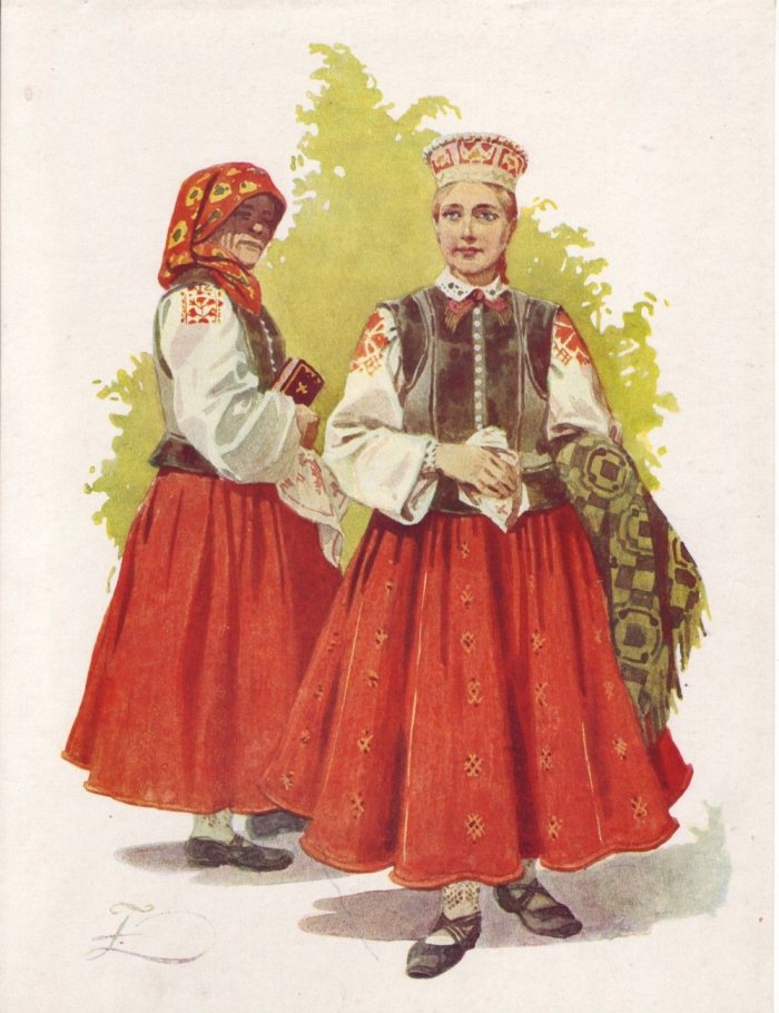 Национальная одежда Латвии