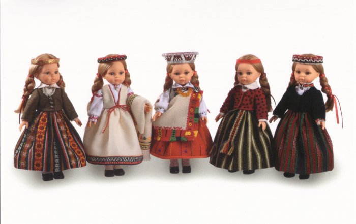 Костюмы прибалтийских народов