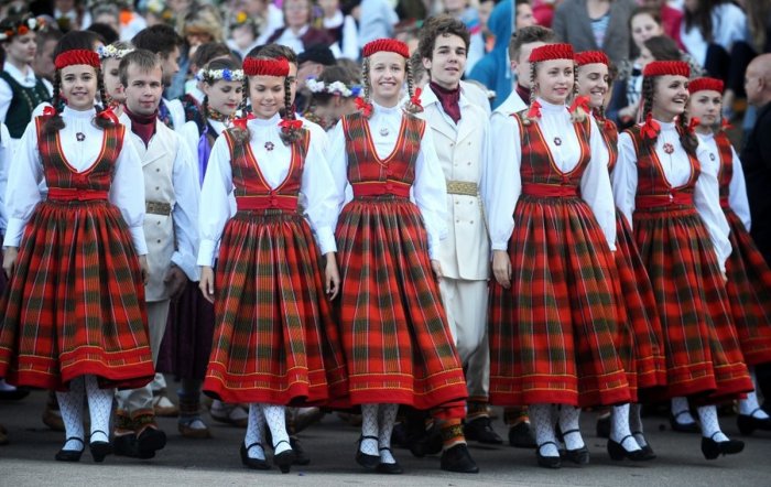 Латгальский национальный костюм