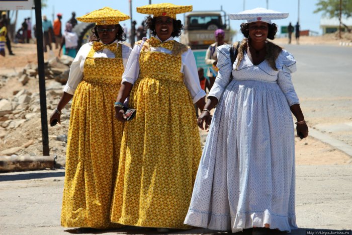 Платье женщин Намибии