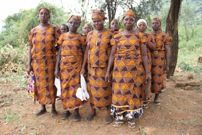 Африканский народный костюм женский