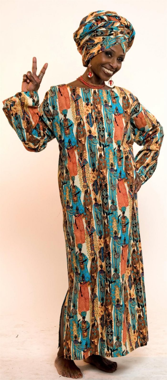 Африканский женский костюм