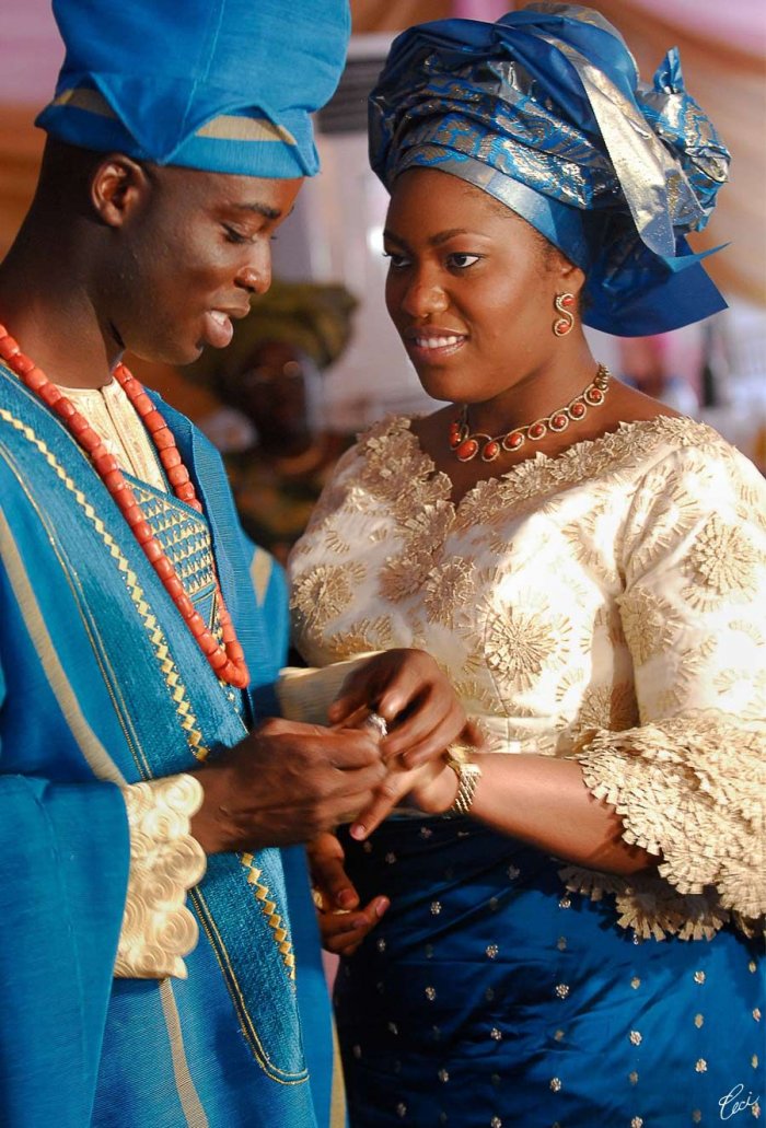 Свадебный наряд африканки
