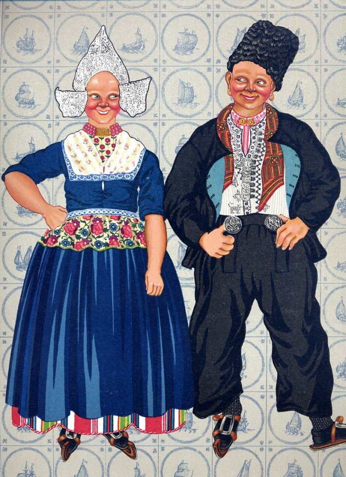 Голландские общественные платье