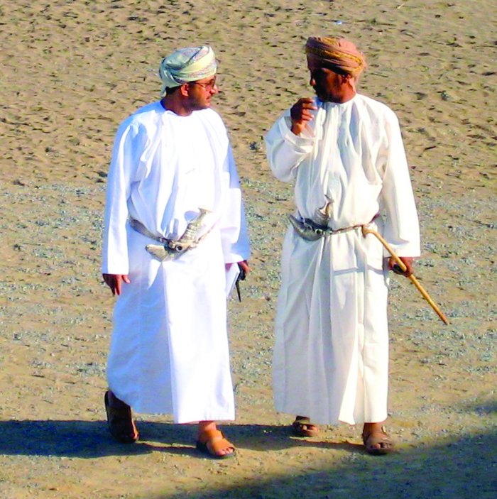 Одежда бедняков Оман