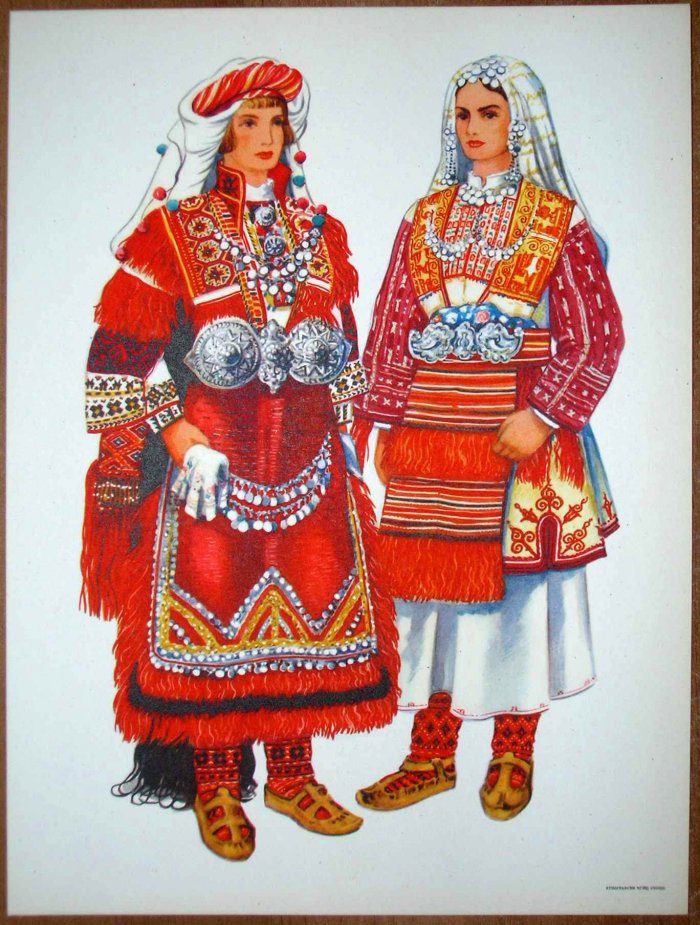 Северная Македония народные костюмы