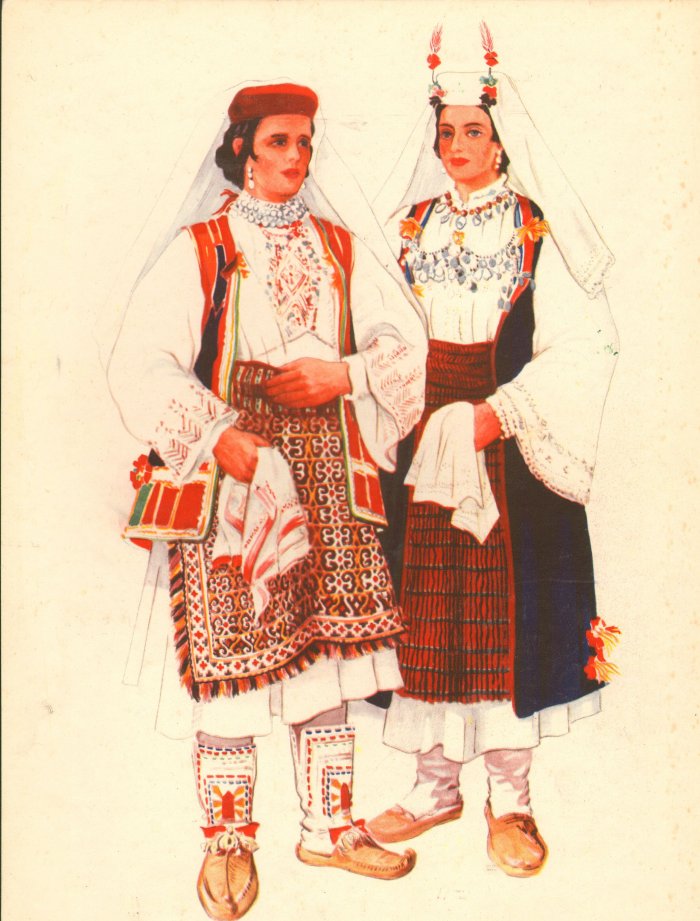Греки Македонии национальный костюм