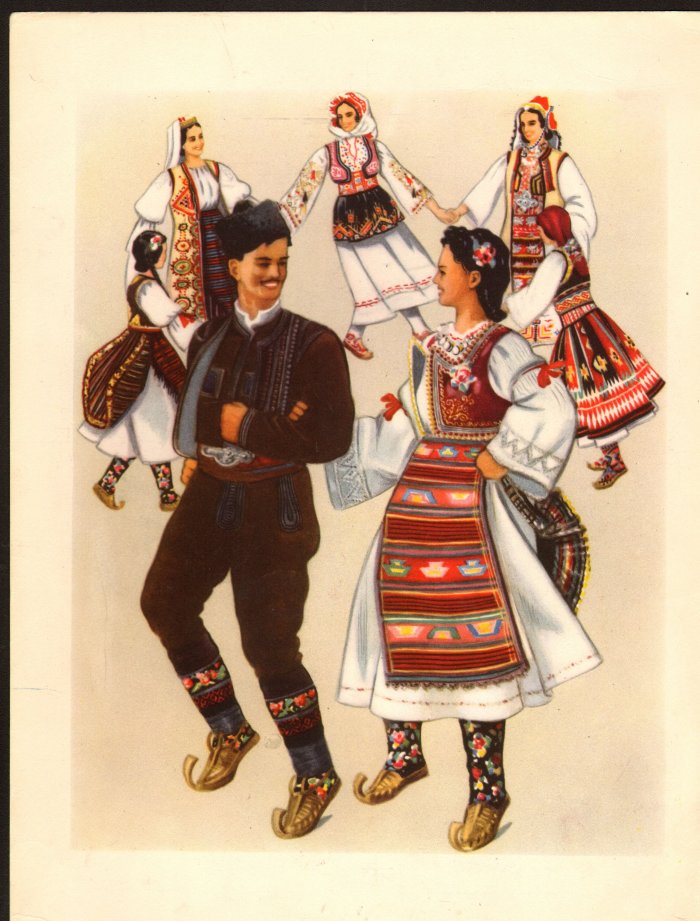 Национальный костюм сербов 19 века