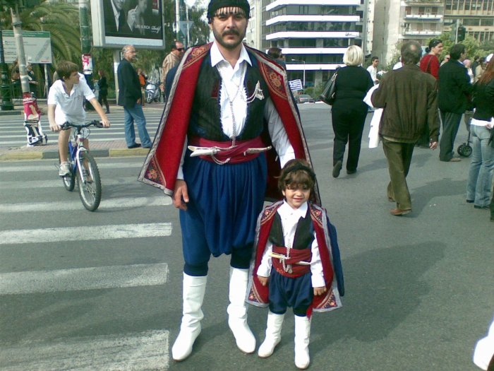 Greek boys in National Costumes