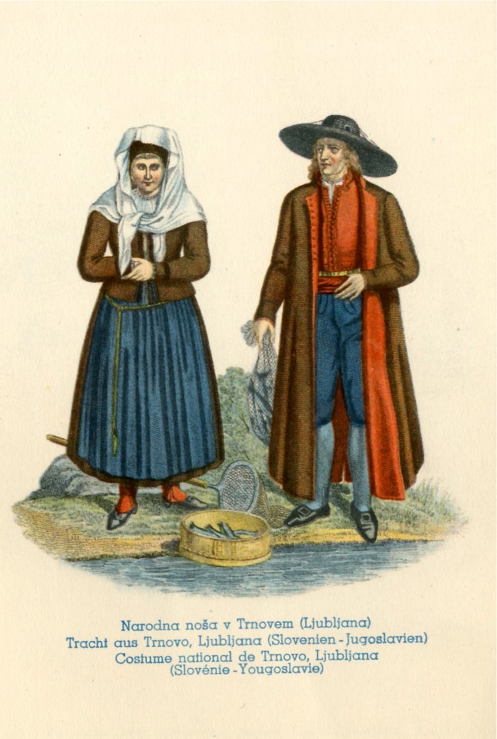 Национальный чешский женские Наряды