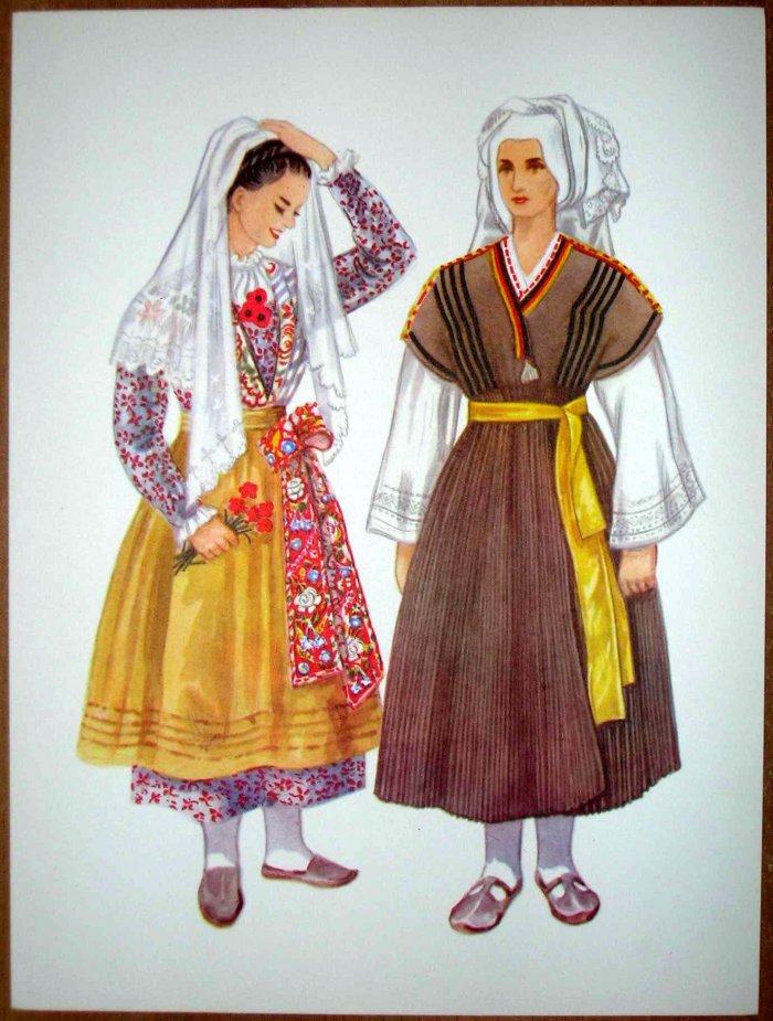 Национальные костюмы народов Словения