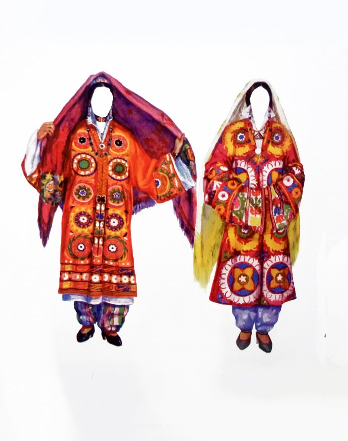 Таджикский национальный костюм