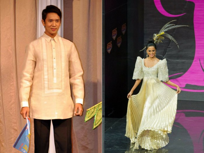 Одежда филиппинцев Баронг