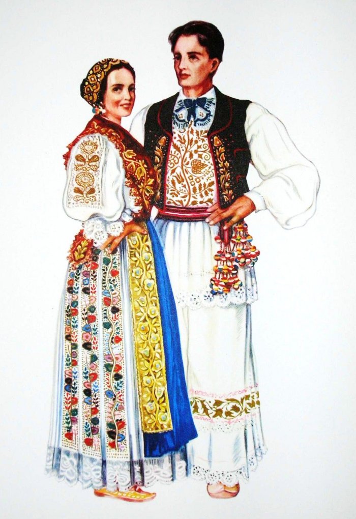 Чешский национальный костюм женский