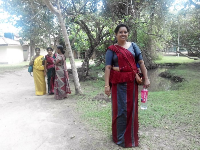 Сари одежда в Шри Ланке