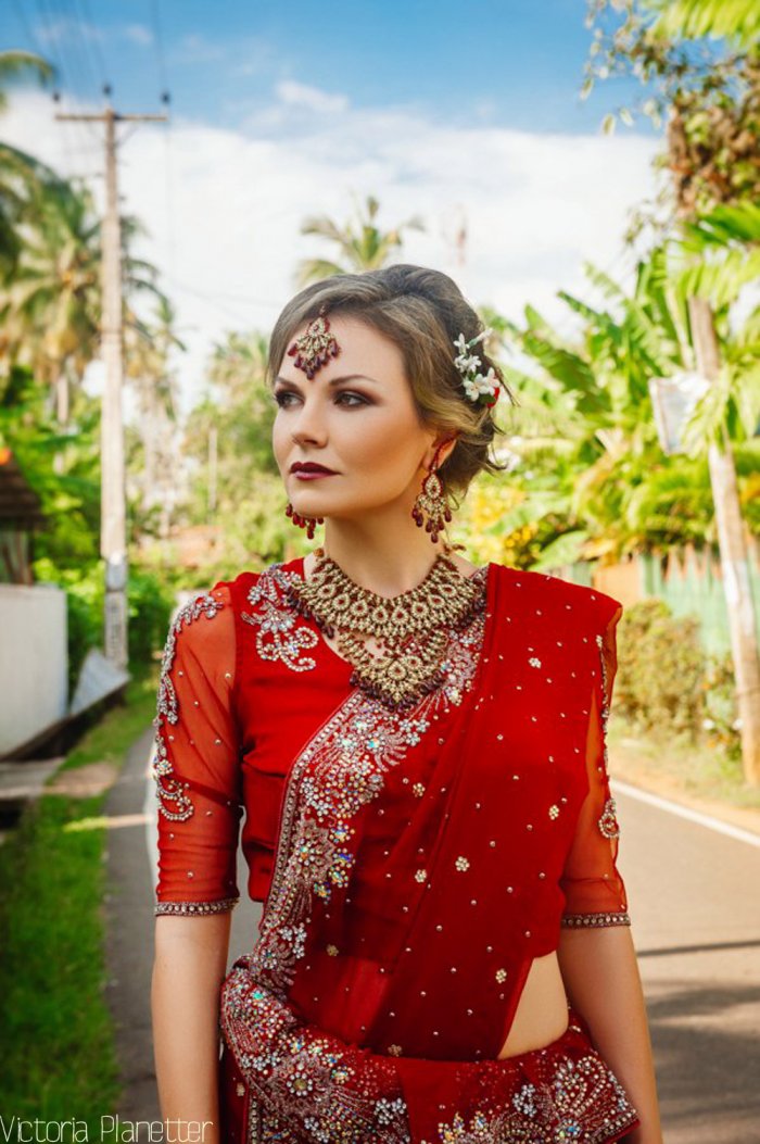 Фотосессия на Шри Ланке в Сари