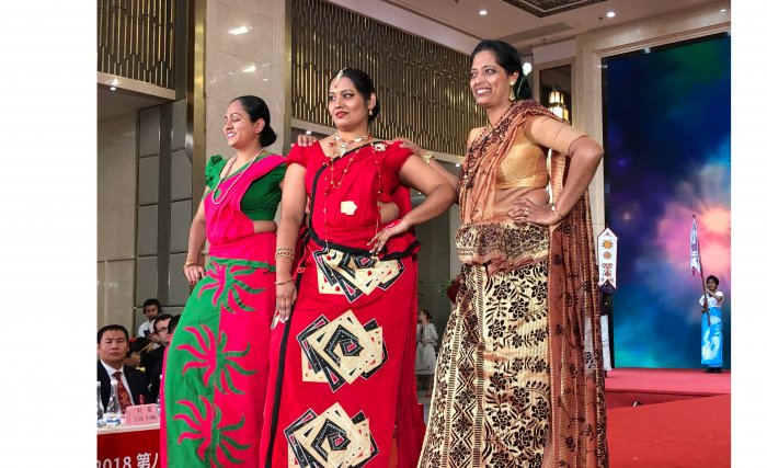 Мультяшная Национальная одежда Шри-Ланка