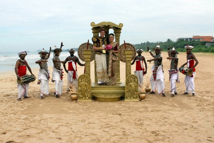 Свадебные Сари Шри Ланка