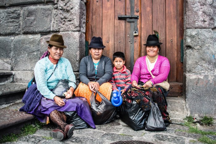 Жительницы Эквадора