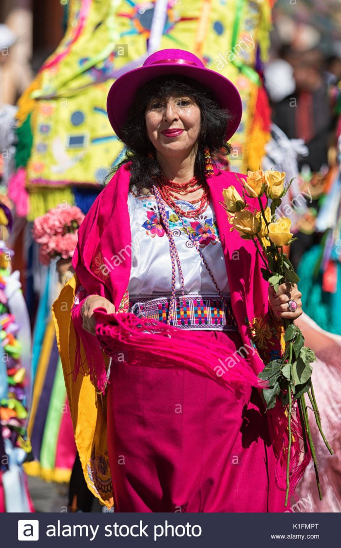 Эквадор женщины Национальная одежда