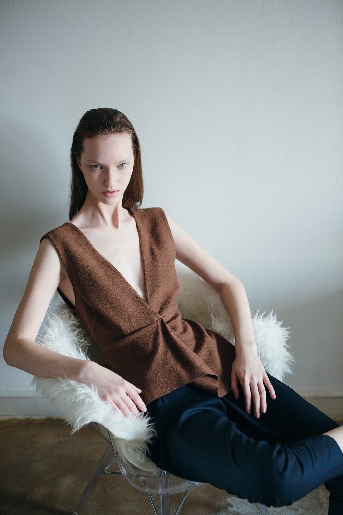 Лиза Останина на показе