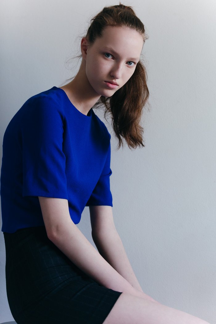 Лиза Останина на показе