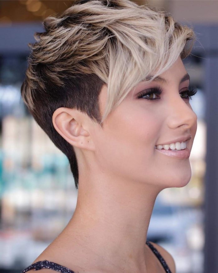 Стрижка Пикси на короткие волосы