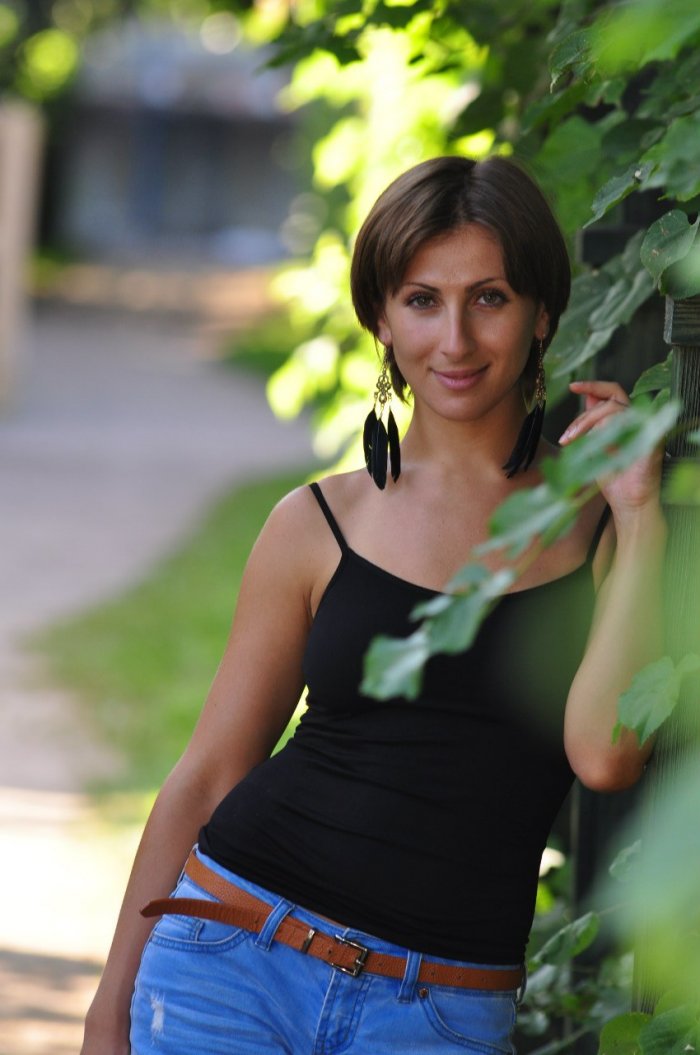 Олеся Железняк в молодости