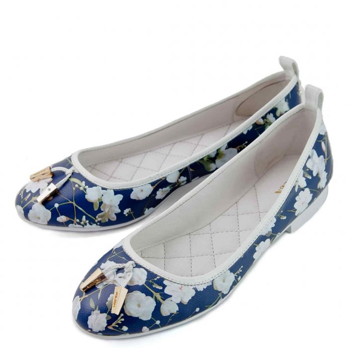 Балетки на белом фоне