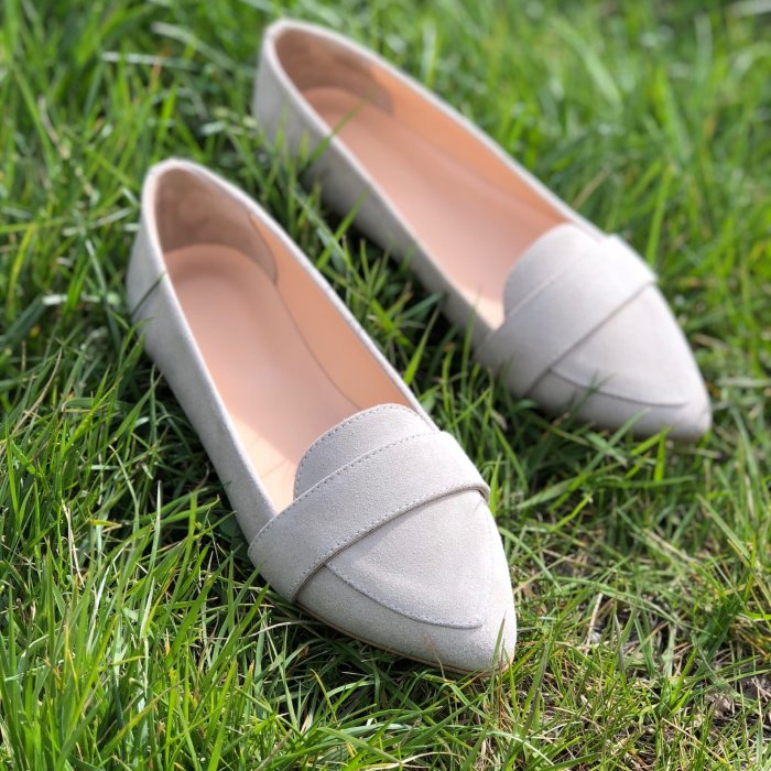 Балетки с зауженным носком