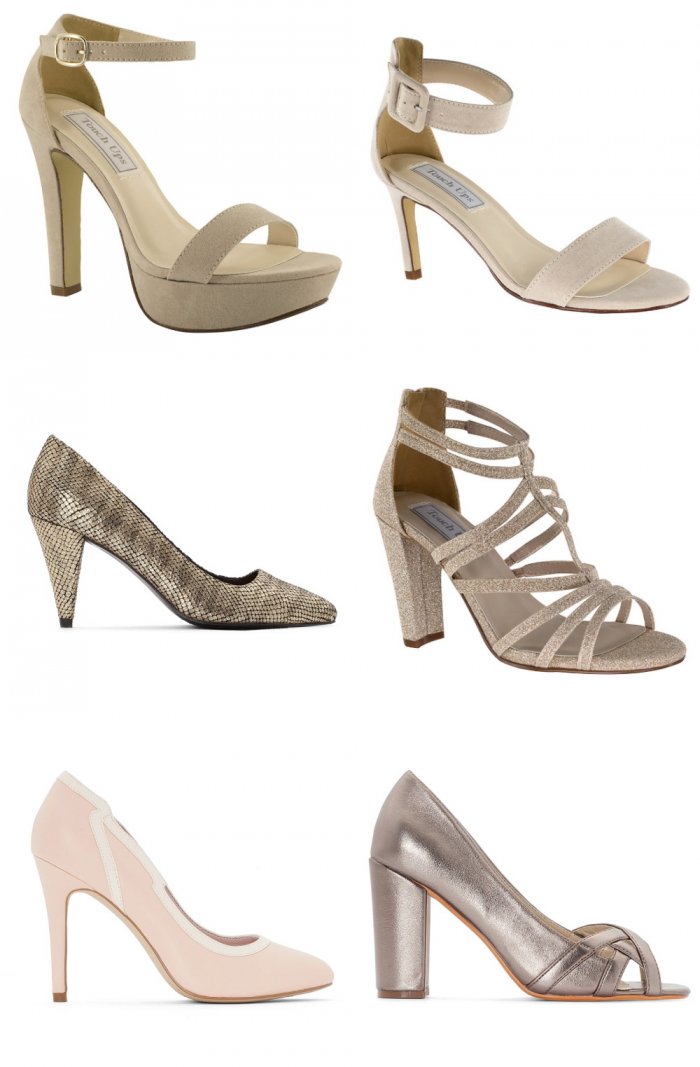 Красивые белые туфли