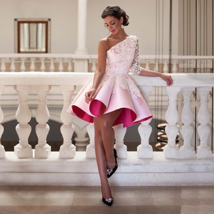 Платья синие короткие пышные