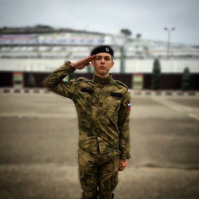 Дени Байсаров в кадетском корпусе