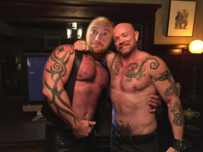 Бак Энджел с женой