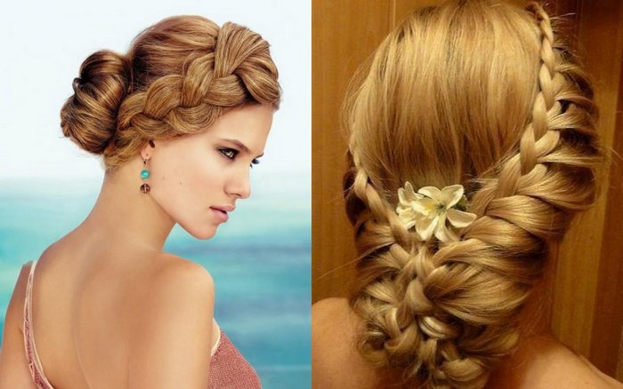 Красивые причёски на средние волосы