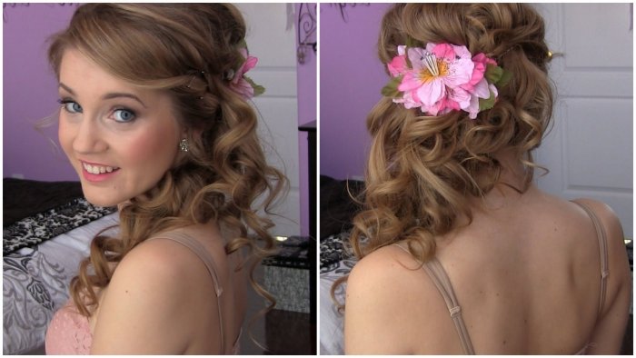 Прическтна длинные волосы