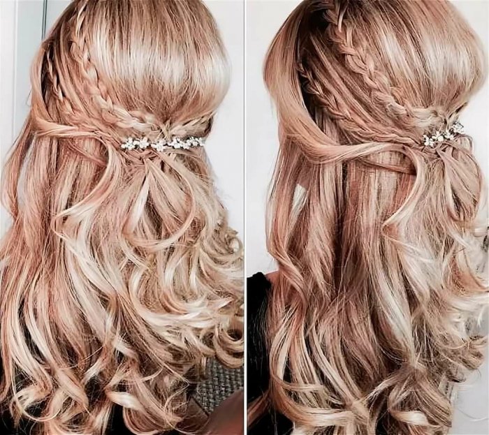 Прически на выпускной