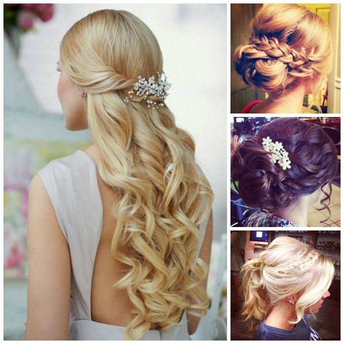 Шикарные вечерние прически