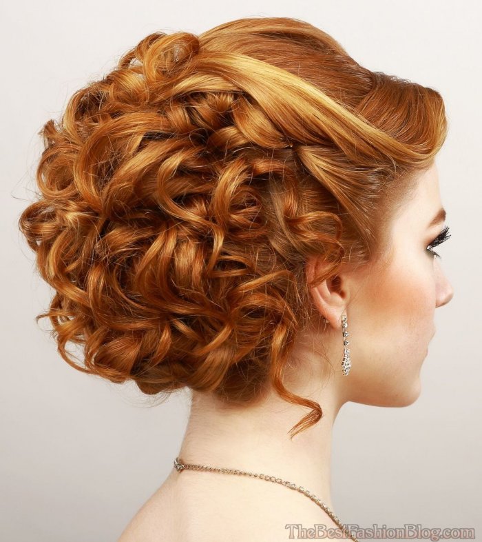 Простые прически на выпускной