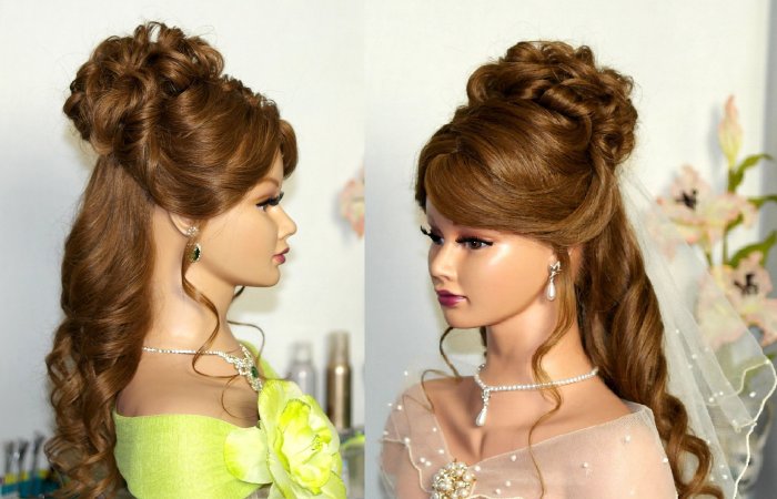 Прически на длинные волосы 9 класс