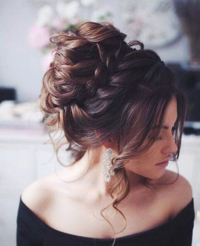 Вечерние прически на длинные волосы