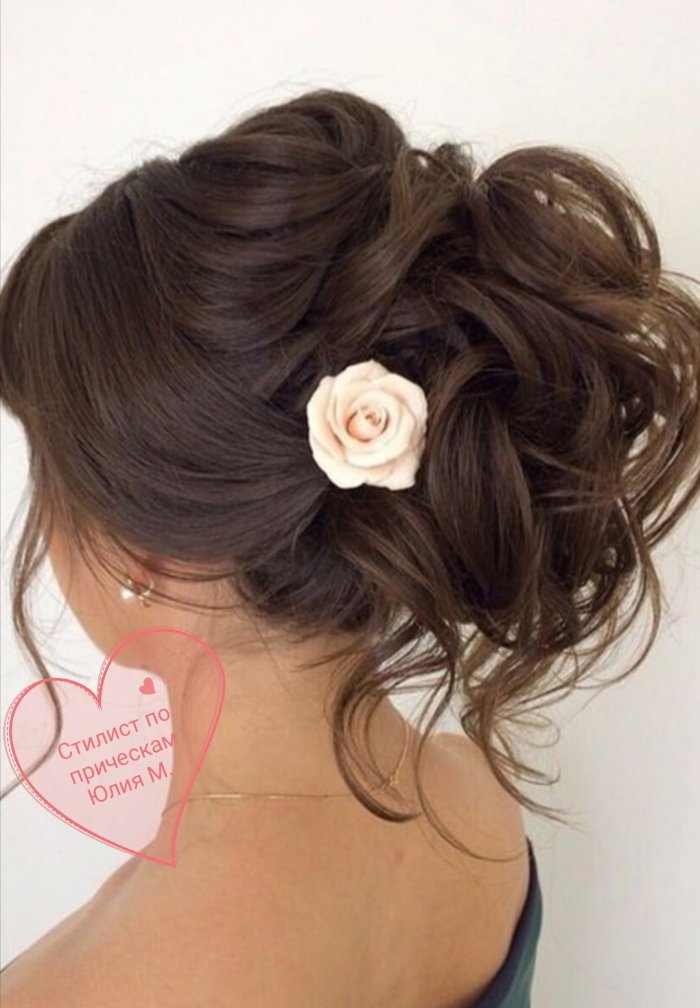 Небрежные Свадебные прически