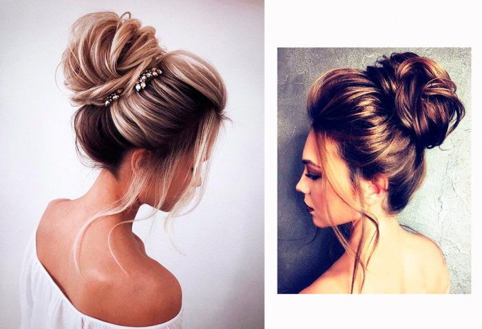 Прически на выпускной