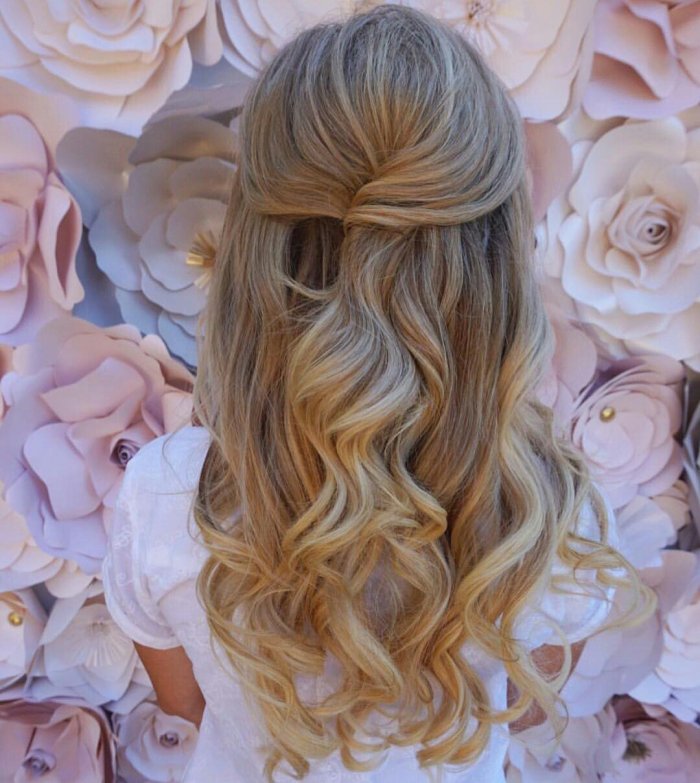 Прически на длинные волосы распущенные